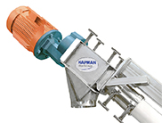 Exclusive T-Handle couplings for the Helix Flexible Screw Conveyor | Hapman.com