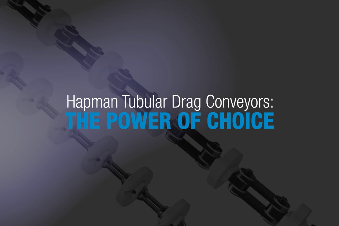 video of a tubular drag conveyor